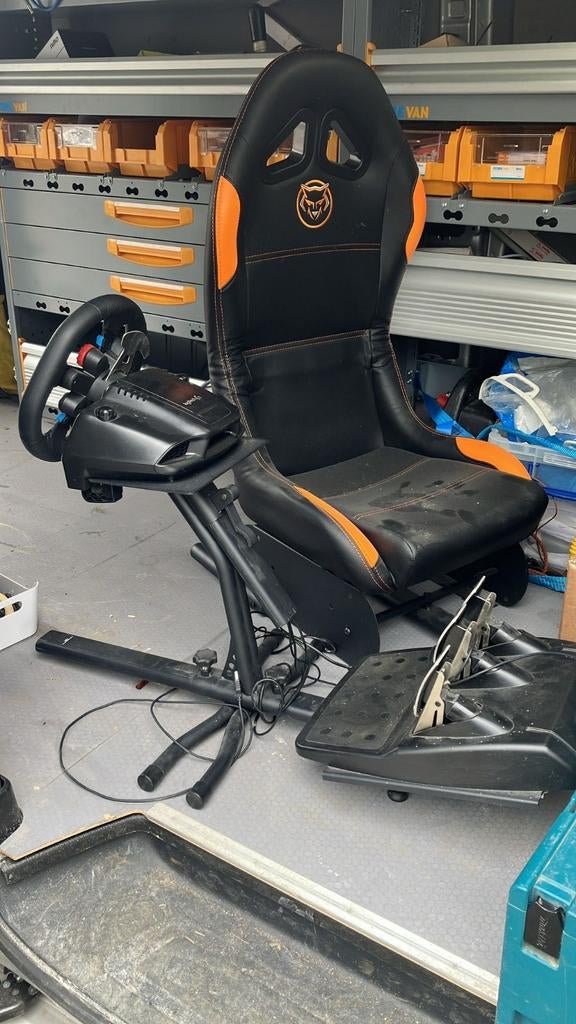 Playstation stuur en stoel met pedalen, Games en Spelcomputers, Ophalen