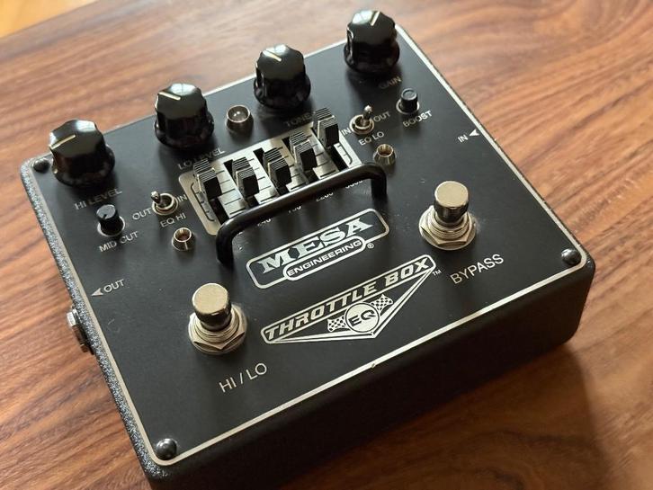 Mesa boogie Throttle Box EQ Overdrive / Distortion pedaal, Muziek en Instrumenten, Effecten, Zo goed als nieuw, Distortion, Overdrive of Fuzz