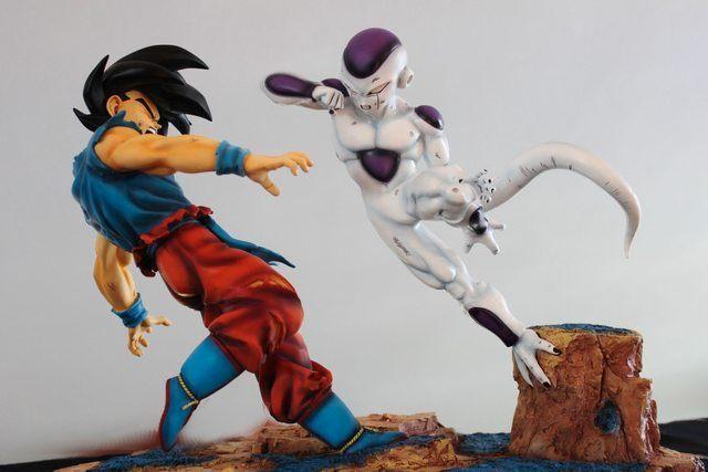Dragon Ball Statue VKH Goku Vs Freezer Definitieve vorm 1/6, Verzamelen, Beelden en Beeldjes, Zo goed als nieuw, Overige typen