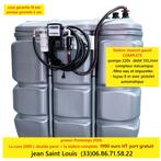 cuve 2000 L  avec Equipement complet, Envoi, Véhicule ou Remorque