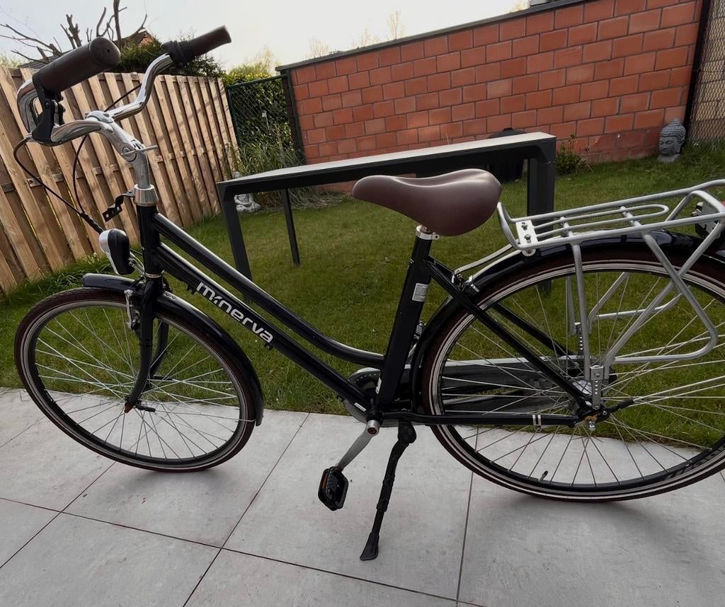 Minerva fiets 28” - 3V zo goed als nieuw, Fietsen en Brommers, Fietsen | Dames | Omafietsen, Zo goed als nieuw, 47 tot 50 cm, Versnellingen
