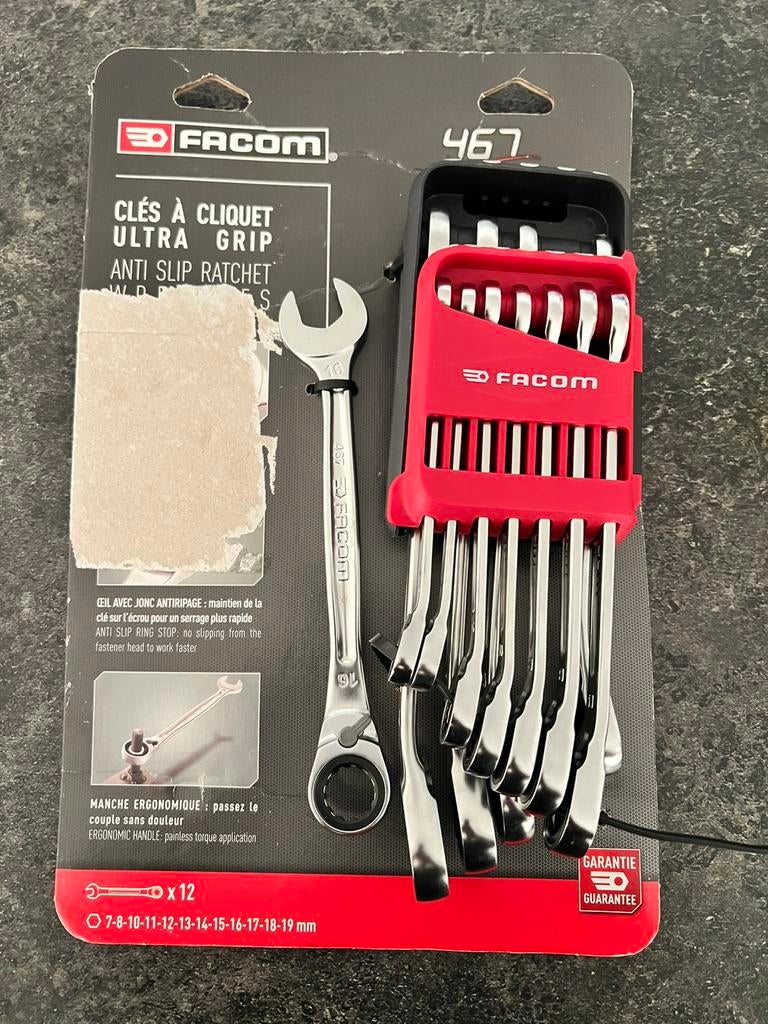 Nieuwe cliquet ultra grip sleutels [ Facom 467], Ophalen, Nieuw