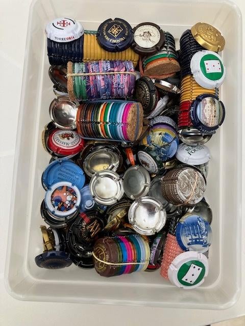 LOT CAVA EN SCHUIMWIJNCAPSULES, Collections, Collections complètes & Collections, Enlèvement ou Envoi