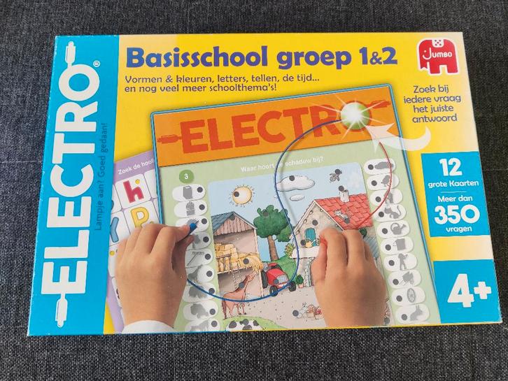 Jumbo electro 4+, Kinderen en Baby's, Speelgoed | Educatief en Creatief, Zo goed als nieuw, Elektronica, Ontdekken, Met licht