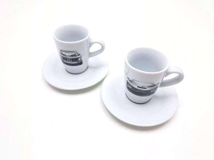 Espresso kop en schoteltje - BMW / 2 sets op voorraad, Huis en Inrichting, Keuken | Servies, Nieuw, Kop(pen) en/of Schotel(s)