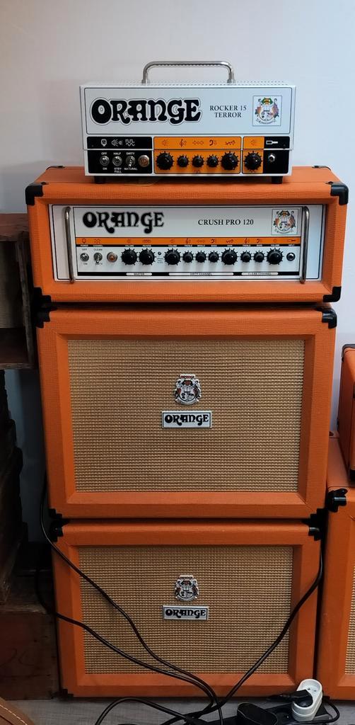 Orange super crush 120 /rocker 15 terror/2x ppc112, Muziek en Instrumenten, Versterkers | Bas en Gitaar, Gitaar, Ophalen
