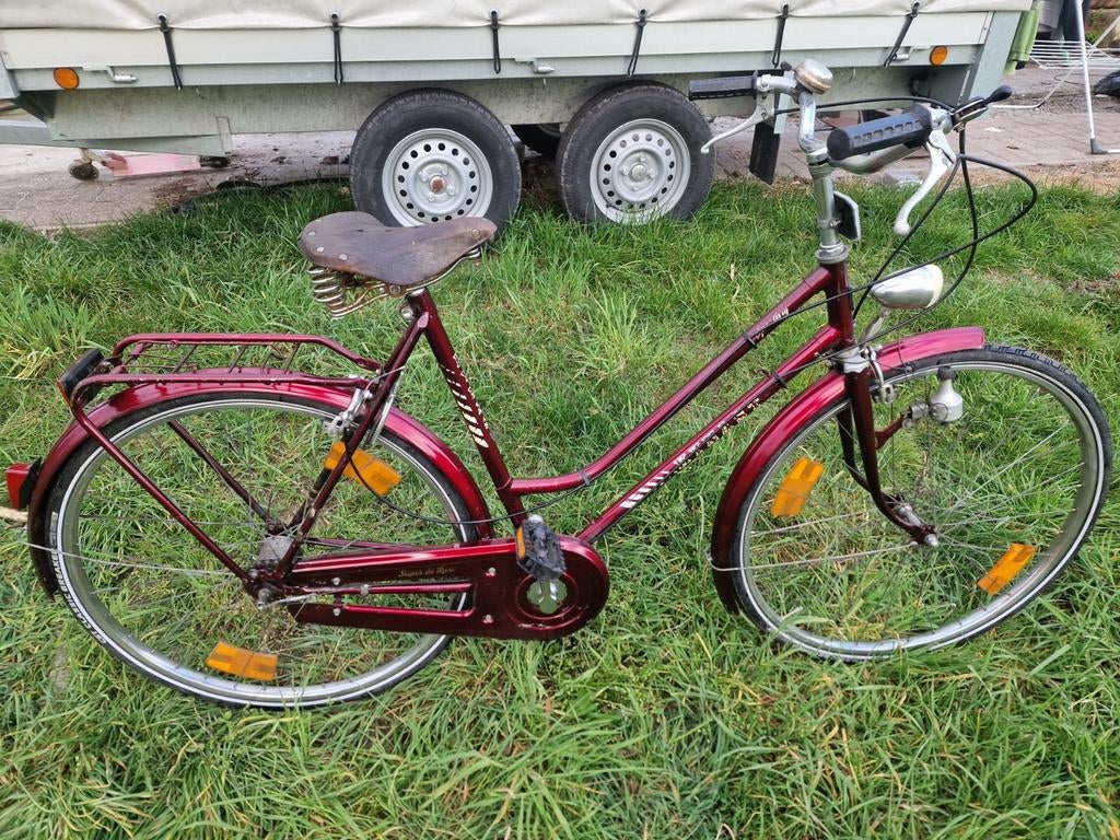 Studentefiets kynast 54 cm 26", Ophalen, Velgrem, Versnellingen, 53 tot 56 cm