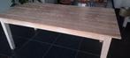 Tafel in massief eik, Huis en Inrichting, Ophalen, Eikenhout