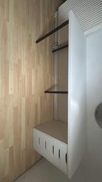 Grand bureau IKEA avec caisson à vendre, Avec tiroirs, Comme neuf, Enlèvement, IKEA