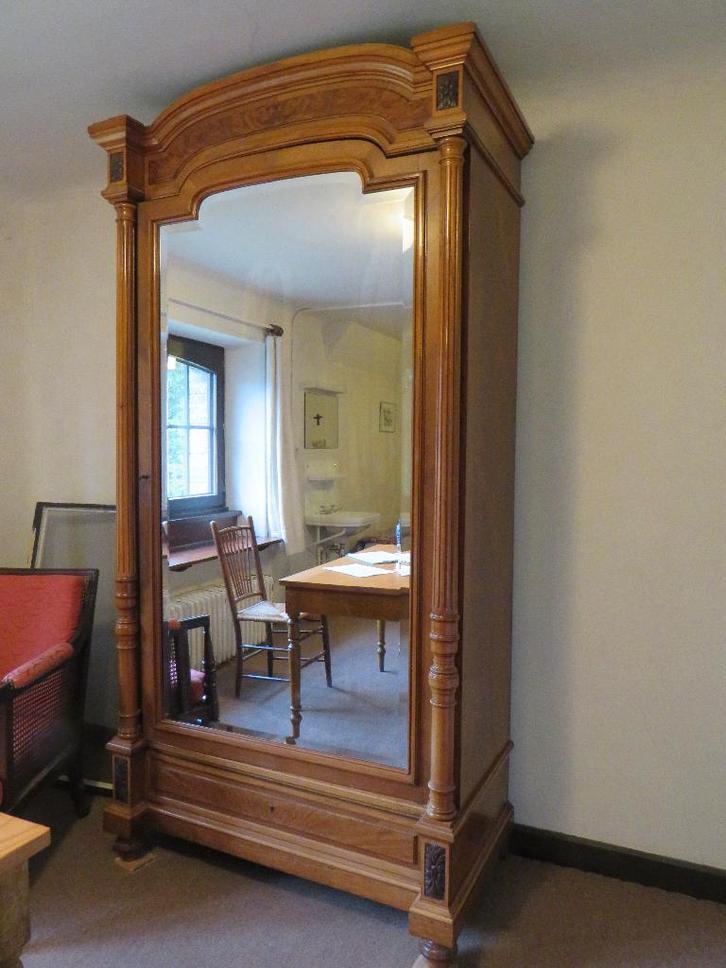 Bonnetière met spiegel, Antiek en Kunst, Antiek | Meubels | Kasten, Ophalen