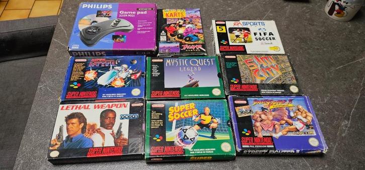 SNES-gamecollectie, Games en Spelcomputers, Games | Nintendo Super NES, Gebruikt, Ophalen of Verzenden