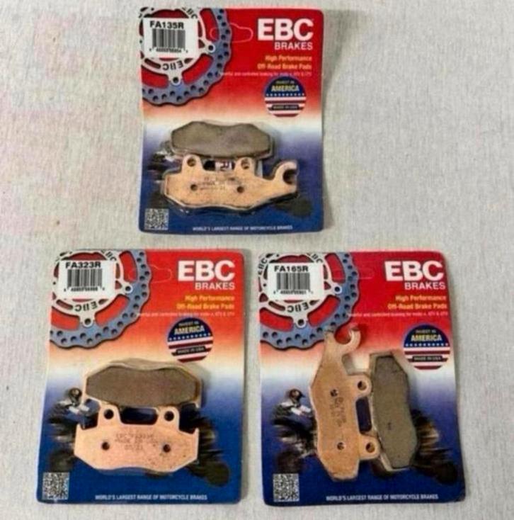 3x remblok set motor remblokken set EBC FA323R FA165R FA135R, Motoren, Accessoires | Onderhoudsmiddelen, Ophalen of Verzenden