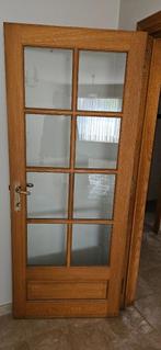massief houten deur, Ophalen, Gebruikt, 80 tot 100 cm, Binnendeur