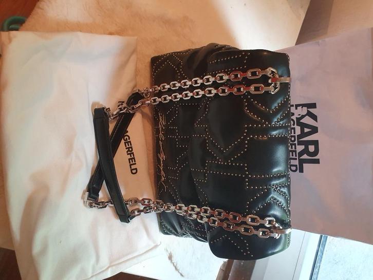 Sac Karl Lagerfeld, Handtassen en Accessoires, Tassen | Damestassen, Nieuw, Handtas, Zwart, Verzenden
