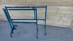Metalen schragen verstelbaar in de hoogte en breedte, Doe-het-zelf en Bouw, Steigers, Ophalen, Gebruikt, Overige typen, Minder dan 2 meter