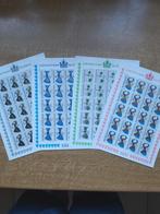 Postzegels Liechtenstein  Wapenschilden  4 velletjes, Postzegels en Munten, Postzegels | Europa | Overig, Ophalen of Verzenden
