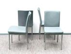 4 chaises contemporaines type modernistes comme neuves !, Maison & Meubles, Comme neuf, Quatre, Enlèvement ou Envoi, Cuir