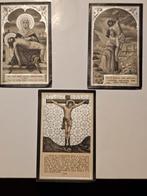 3 anciennes cartes de prière, Enlèvement ou Envoi