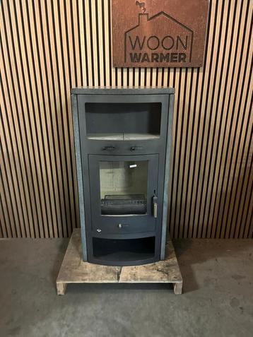 24014 Houtkachel met natuursteen 8kw🔥terraskachel, Ophalen, Houtkachel