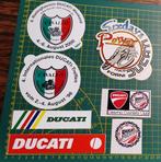 Lot 7x stickers Ducati Moto, Enlèvement ou Envoi