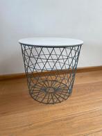 Table / Panier de rangement, Ophalen, Zo goed als nieuw, Rond, Mand