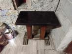 OPRUIMING! Art Deco bistro wand tafel sidetable €60,-, Ophalen, Artdeco industrieel landelijk rustiek stoer wonen of werken, Gebruikt