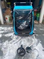 Thule fietskar 2 kindjes, Fietsen en Brommers, Ophalen, Gebruikt, 40 tot 60 kg, Thule