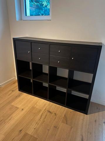 Kallax kast 12 vakken donnerbruin, Enlèvement, Utilisé