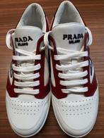 PRADA sneakers - New Avenue Leather Low 'White Red' 7, Vêtements | Hommes, Chaussures, Enlèvement ou Envoi, Comme neuf, Baskets