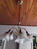 Luster 5 lampen, Huis en Inrichting, Lampen | Kroonluchters, Ophalen