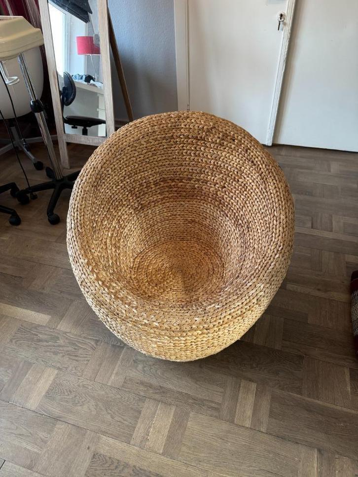 Rieten stoel, Huis en Inrichting, Stoelen, Gebruikt, Eén, Ophalen