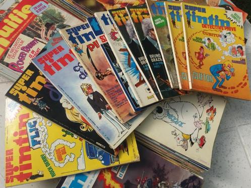 Tintin lot 107 fascicules,11"Special",2 super Tintin en lot., Boeken, Tijdschriften en Kranten, Gelezen, Krant, Ophalen