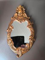 Kleine spiegel met vergulde rand, Antiek en Kunst, Ophalen of Verzenden
