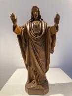 Groot beeld Heilig Hart van Jezus (70 cm), Antiek en Kunst, Antiek | Religieuze voorwerpen, Ophalen