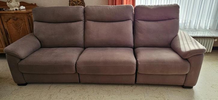 Zetel 3-zit of hoekzetel met 2xrelax, Huis en Inrichting, Zetels | Zetels, Rechte bank, Driepersoons, 250 tot 300 cm, 75 tot 100 cm