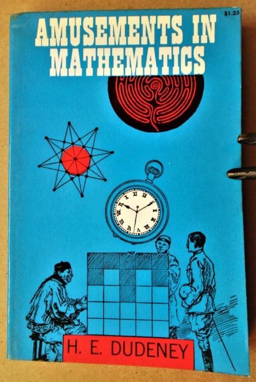 Amusements in Mathematics - 1958 - H.E. Dudeney(1847-1930), Boeken, Hobby en Vrije tijd, Gelezen, Overige onderwerpen, Ophalen of Verzenden