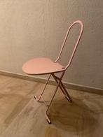 Roze klapstoel design, Huis en Inrichting, Stoelen, Ophalen, Overige kleuren, Zo goed als nieuw, Eén