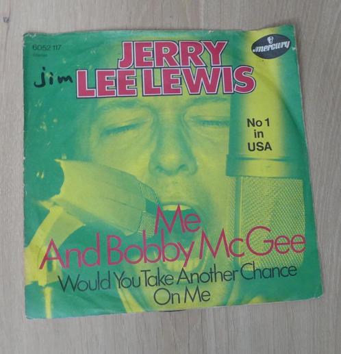 7"  Jerry Lee Lewis ‎– Me And Bobby McGee, Cd's en Dvd's, Vinyl Singles, Zo goed als nieuw, Single, Rock en Metal, 7 inch, Ophalen of Verzenden