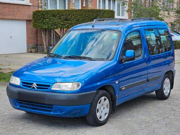 CITROËN BERLINGO MULTISPACE 1.9D PANORAMADAK EN AIRCO, Auto's, Citroën, Stof, Blauw, https://public.car-pass.be/vhr/eac1a122-efa3-40aa-a6e8-8f332cc12f44