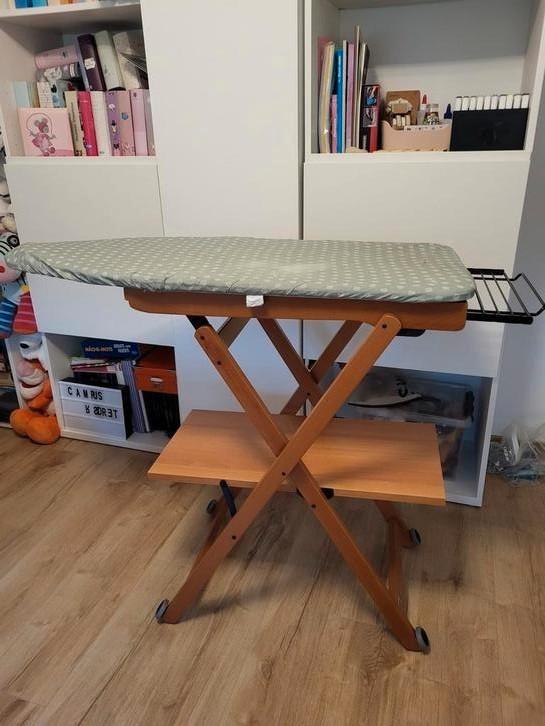 Planche à repasser en hêtre massif, Electroménager, Fers à repasser & Planches à repasser, Comme neuf, Enlèvement