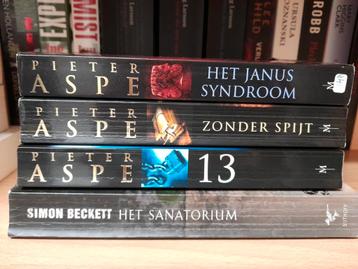 46 boeken - thrillers, romans, ... beschikbaar voor biedingen