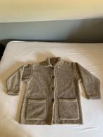 jas warme beige teddyjas - bruine fluffyjas maat 116, Kinderen en Baby's, Kinderkleding | Maat 116, Ophalen, Jongen of Meisje