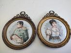 2 minaturen Napoleon porselein Limoges, Verzamelen, Verzenden