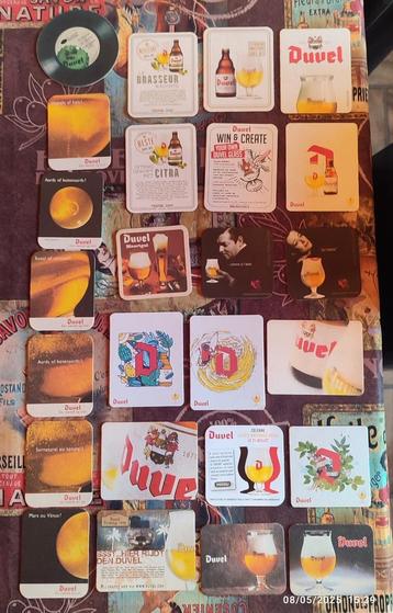 Set van 25 onderzetters van DUVEL. beschikbaar voor biedingen