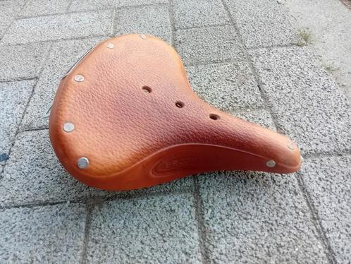 Lederen retro zadel Brooks B67S met vering ‍️, Fietsen en Brommers, Fietsonderdelen, Zo goed als nieuw, Zadel, Ophalen of Verzenden