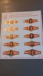 10 bagues dz cigares centenaire fondation socialiste, Verzamelen, Rookartikelen, Aanstekers en Luciferdoosjes, Ophalen of Verzenden