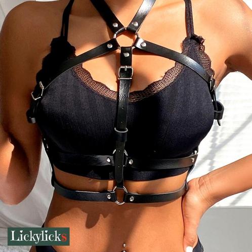 NIEUW!! body harnas lingerie sexy party, festival kleding, Kleding | Dames, Ondergoed en Lingerie, Body of Korset, Zwart, Verzenden