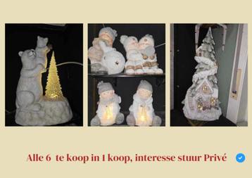 lot kerstfiguren  beschikbaar voor biedingen