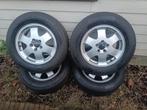 Volvo XC70 OEM 16” Tellus velgen + banden – €250 (snel weg), Ophalen, Band(en)