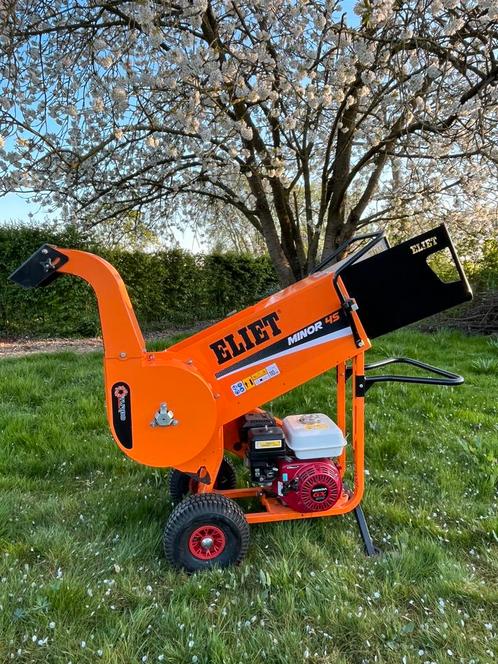 Mechelen Eliet Minor 4s 2016 Honda GX200 pas onderhoud gehad, Tuin en Terras, Hakselaars, Zo goed als nieuw, Benzine, Ophalen